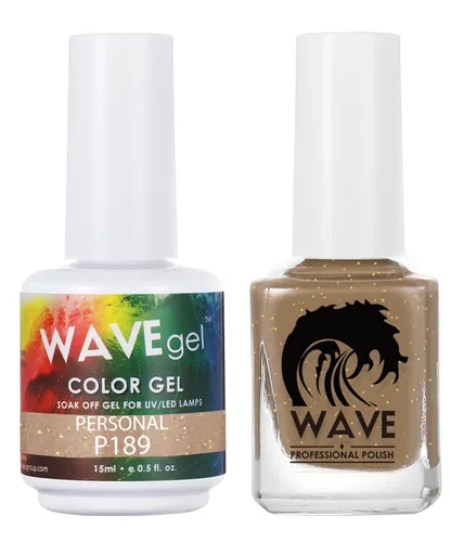 Miniatura 71 de WAVEGEL - Juego dúo de gel y esmalte de uñas a juego - Colección Simplicity - #P109 Blizzard I 0.5 onzas