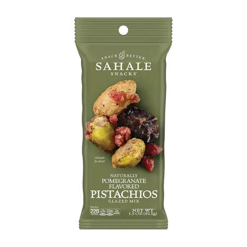 Miniatura 24 de Sahale Snacks - Mezcla glaseada de pacanas al ron y bananas, 4 onzas (paquete de 6)