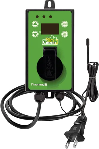 Miniatura 9 de BioGreen Calentador Eléctrico de Invernadero y Ventilador con Termostato Digital PALMA 1500 Vatios, 5100 BTU/hr 5800 ft³/h Circulación de Aire