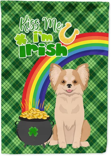 Miniatura 149 de Caroline's Treasures WDK4731GF - Bandera decorativa para jardín del día de San Patricio, color negro y tostado, Airedale Terrier, para jardín