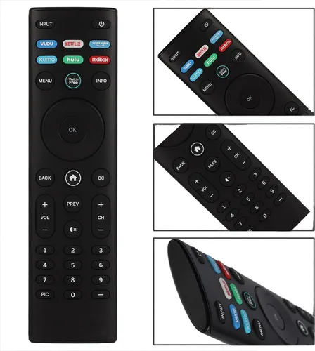 Miniatura 5 de 2 paquetes de control remoto XRT140 reemplazados para Vizio Smart LED TV M50Q7-H1 M55Q7-H1 M65Q7-H1 M55Q8-H1 M65Q8-H1 V555-H1 con Watchfree Vudu