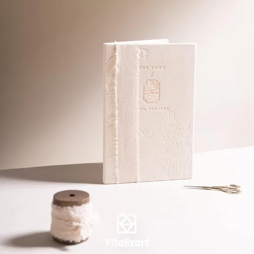 Miniatura 4 de Vitalizart - Cinta de algodón beige nude de 1-1/2 pulgadas, cinta de lino con flecos deshilachados rústicos para envolver regalos, invitaciones