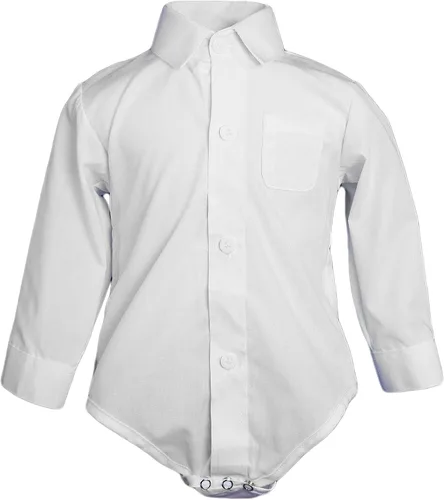 Miniatura 3 de Mameluco unisex de polialgodón con botones y cuello para bebé