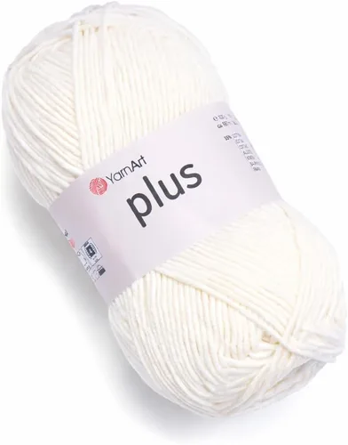 Miniatura 34 de YarnArt Jeans Plus - Hilo de mezcla de algodón suave, 100g (3.5 onzas), 160m (174 yardas), 55% algodón, 45% acrílico, grosor medio #4, ideal