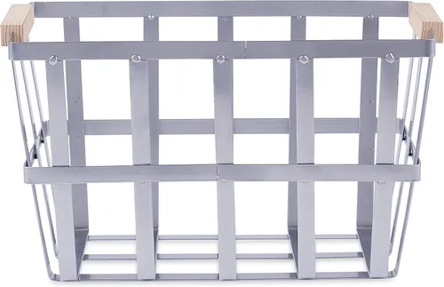 Miniatura 4 de DII Urban - Cesta de metal contemporánea, galvanizado, juego de cestas, 3 piezas