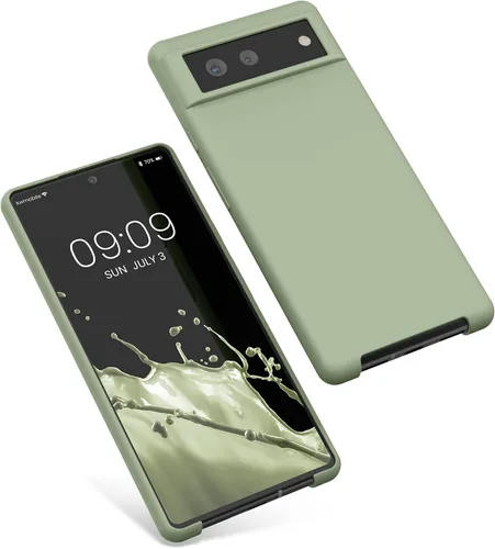 Miniatura 578 de kwmobile Funda Compatible con Google Pixel 6 Pro - Funda de teléfono de silicona TPU con acabado suave - Azul Arrecife
