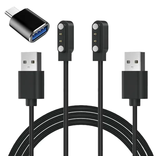 Cargador de reloj inteligente magnético compatible con TOZO, para TOOBUR, para Fitpolo, para Enomir, para Aeac, para Quican, para Tensky, para Wyze,
