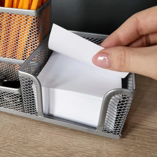 Miniatura 5 de D.RECT Papel de repuesto para bloc de notas (para caja de notas) 3.346 x 3.346 x 1.181 in aprox. 300 hojas Blanco