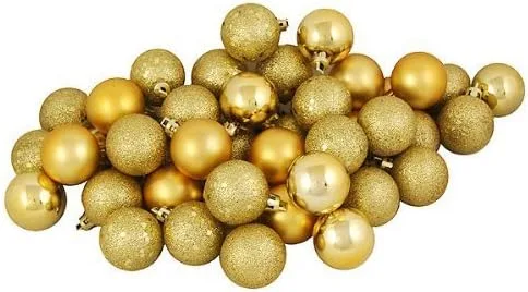 Miniatura 5 de Kipokalor Adornos azules de bola para árbol de Navidad, mini adornos de Navidad inastillables satinados brillantes y con acabado brillante