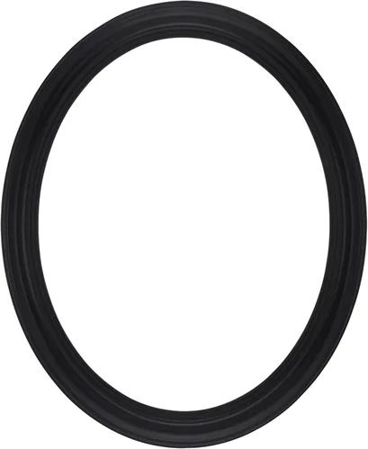 Stein Design Marcos ovalados – Marcos ovalados acabados a mano con parte trasera abierta para lienzo, no incluye vidrio ni respaldo - [Negro - 5"x7"]