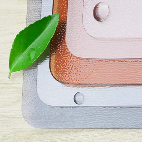 Miniatura 6 de Protector de mesa rectangular transparente mate resistente, protector de mesa lavable, protector de mesa impermeable, para restaurantware ordenador