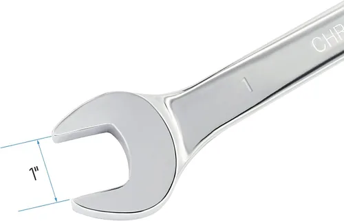 Miniatura 4 de Llave combinada de trinquete de 1 pulgada SAE 72 dientes, caja de trinquete de 12 puntos, llave inglesa de extremo abierto y herramientas