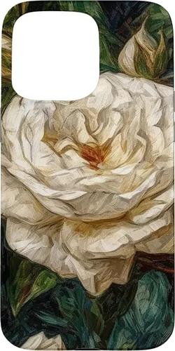 Miniatura 27 de Funda para iPhone 13 Van Gogh Art White Flower White Roses