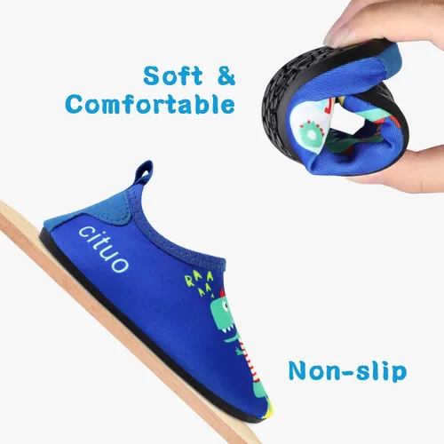 Miniatura 2 de Zapatos de agua para niños al aire libre, secado rápido, calcetines acuáticos para deportes, playa, natación, surf, ligeros, para niños pequeños