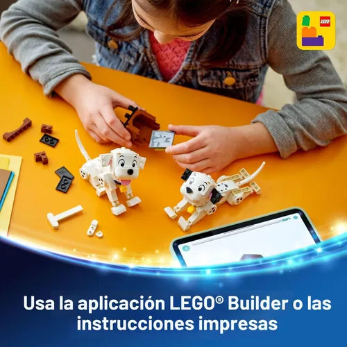 Miniatura 6 de LEGO Disney Lucky & Penny 101 Dalmatians Puppies - Juego de simulación para niños y niñas, a partir de 6 años que aman a los animales, juguete