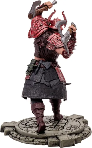 Miniatura 8 de McFarlane Toys - Diablo IV Rend Bárbaro y Nigromante de Sangre Paquete de 2 Figuras Posadas con Etiqueta de Oro 1:12 Escala 1:12, Etiqueta Dorada