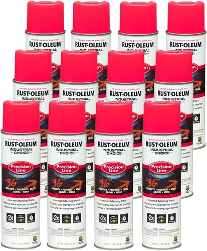 Miniatura 39 de Rust-Oleum 203023 Industrial Choice - Pintura en aerosol para marcado a base de disolvente invertido, 17 onzas, verde fluorescente