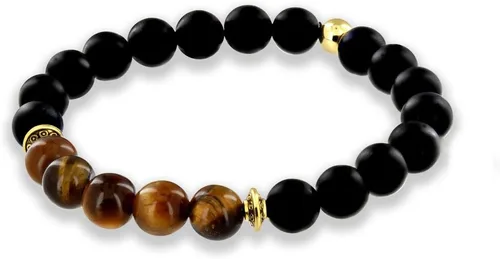 Believe London - Brazalete de gemas semipreciosas para curar los chacras para hombres y mujeres cristal contra la ansiedad piedra natural para