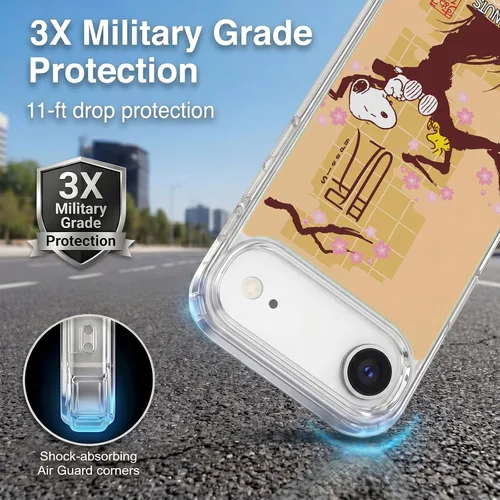 Miniatura 141 de Carcasa de gel para iPhone 7 Plus/iPhone 8 Plus, diseño de Snoopy Oriental de Peanuts, Badges