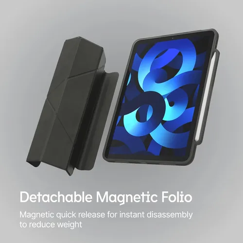 Miniatura 5 de RHINOSHIELD Funda para iPad compatible con Apple iPad Air 4/5-10.9 pulgadas/iPad Air M2/M3-11 pulgadas, soporte multiángulo de 11 pulgadas, funda