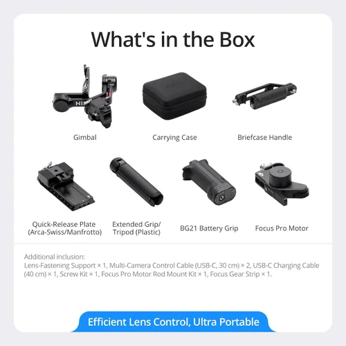 Miniatura 6 de DJI RS 4 Combo, estabilizador de cardán de 3 ejes para cámaras para cámara réflex y cámara sin espejo Canon/Sony/Panasonic/Nikon/Fujifilm, disparo