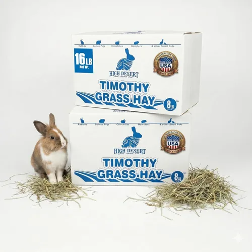 Miniatura 10 de High Desert Heno Timothy de primer corte para conejos, cobayas y mascotas pequeñas, heno de hierba prémium para alimentación diaria y salud