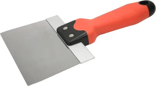 Miniatura 13 de Bettomshin 1 espátula de masilla, cuchillo de acero al carbono de 6 pulgadas con mango de madera, juego de herramientas para masilla, raspador
