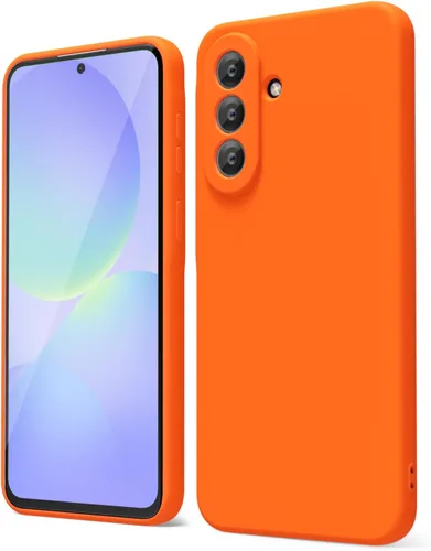 Miniatura 262 de oakxco Funda para teléfono Samsung Galaxy A12 con agarre de silicona líquida, linda delgada fina suave cubierta de gel de goma TPU lisa para mujeres
