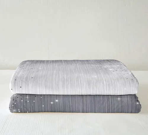 Miniatura 4 de Manta para niños con estampado abstracto (sin purpurina), manta gris mullida para niños y niñas, manta con estampado de dibujos animados para cama