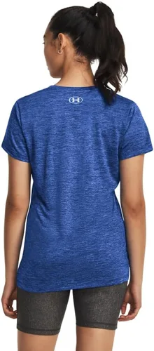 Miniatura 2 de Under Armour Tech Camiseta de manga corta y cuello en V para mujer, jaspeada