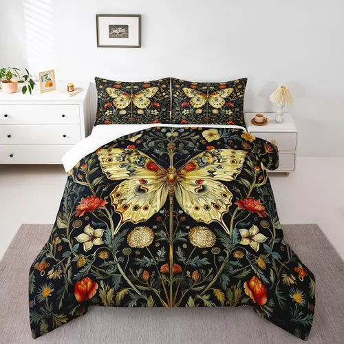Miniatura 7 de Homewish Lindo juego de edredón de perros, juego de ropa de cama verde para niños, niñas y mujeres, edredón de verano para adultos, juego de edredón