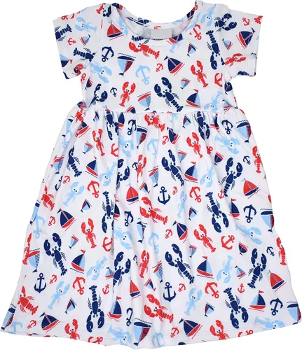 Vestido tipo camiseta de manga corta UPF 50+ Laya para niñas