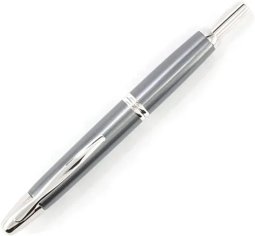 Miniatura 47 de PILOT Vanishing Point Collection - Pluma estilográfica retráctil, color azul carbonesco con detalles de rodio, tinta azul, punta fina (60149)