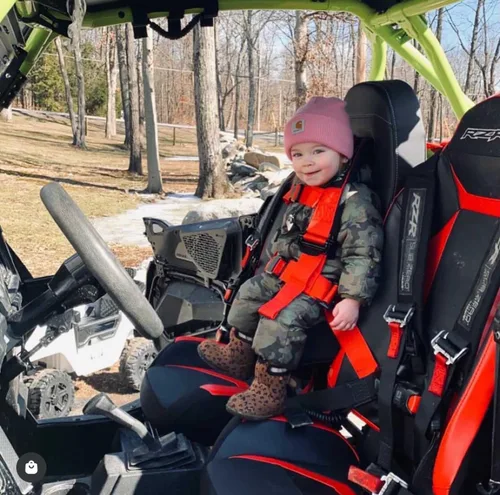 Miniatura 7 de UTVMA RZR 1000 y 900 (2014-2023) Asiento de seguridad con arnés de 4 puntos Asiento para niños Asiento de salto Todos los modelos