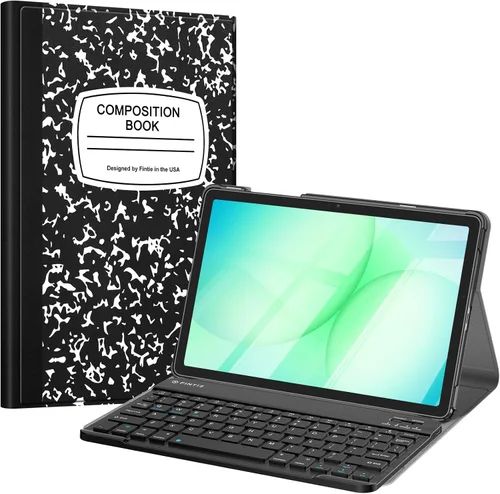 Miniatura 11 de FINTIE Funda de teclado para Samsung Galaxy Tab A11+ Plus 2025/A9+ Plus de 11 pulgadas 2023, funda delgada y ligera con teclado Bluetooth