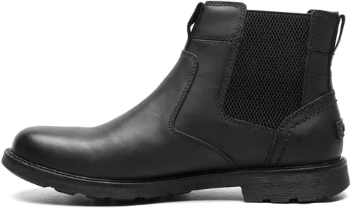Miniatura 4 de Nunn Bush Botas Chelsea de cuero para hombre 1912 con puntera lisa con Scotchguard Defender