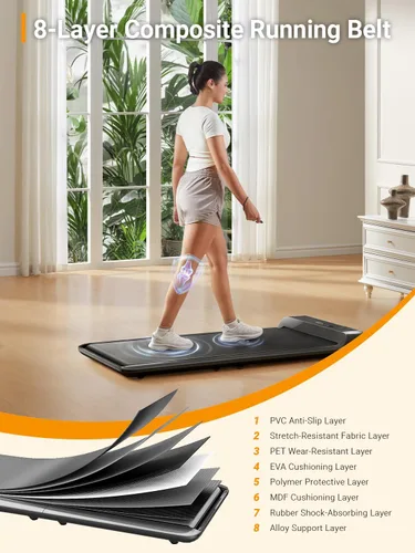 Miniatura 5 de WALKINGPAD C2 Caminadora plegable para caminar, colorida caminadora debajo del escritorio para oficina en casa, diseño compacto elegante,