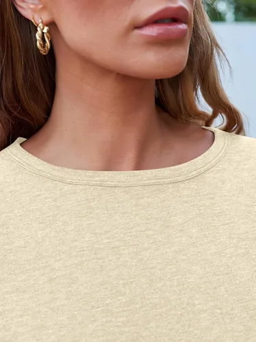 Miniatura 22 de SUNBS Paquete de 3 camisas de manga larga para mujer, ajuste holgado, ropa de otoño, ropa de moda 2025, camisetas básicas de entrenamiento, trajes