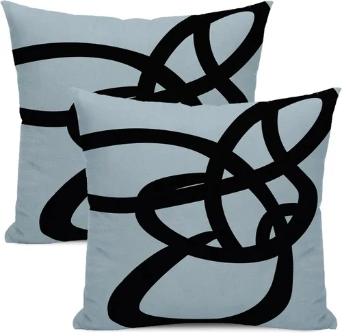Miniatura 68 de Fundas de Almohada con Estampado de Antílope 16x16 Pulgadas Paquete de 2, Fundas de Almohada Decorativas con Estampado de Piel de Animal Marrón