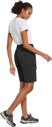 Miniatura 5 de BALEAF Bermudas largas de senderismo para mujer, de secado rápido, pantalones cortos de golf, ligeros, con bolsillos, UPF 50+, para campamento