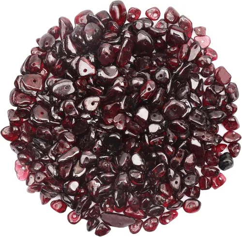 Miniatura 38 de 500 cuentas de piedra natural con virutas naturales, citrino de 0.317 a 0.315 pulgadas, piedras preciosas irregulares de cristal curativo, cuentas