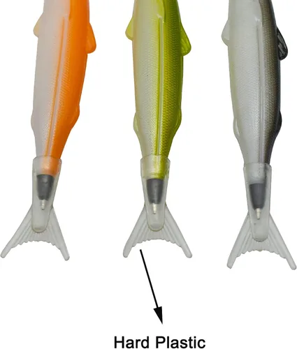Miniatura 5 de Maydahui 6 bolígrafos creativos de peces, tinta negra para escuela, oficina, hogar