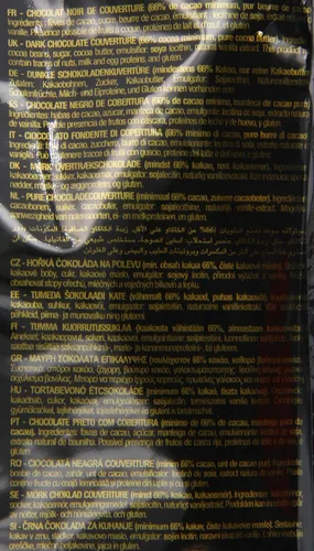 Miniatura 4 de Valrhona Chocolate negro - 66% cacao - Caraibe - 6 libras 9 oz bolsa de feves