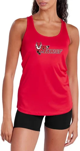 Miniatura 307 de Camiseta deportiva sin mangas oficial de NCAA Collegiate para mujer, con espalda cruzada, colección con logotipo primario