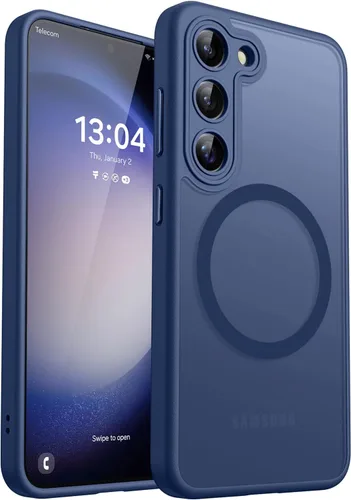 Miniatura 71 de CANSHN Funda diseñada para Samsung Galaxy A16-5G [protección completa de la cámara] [compatible con Magsafe] funda protectora trasera translúcida