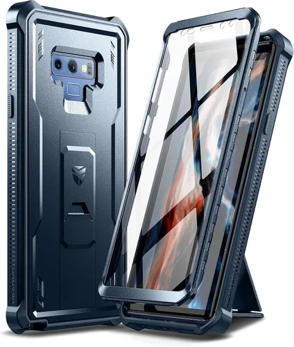 Miniatura 8 de Dexnor Funda de cuerpo completo para Samsung Galaxy Note 9/6.4 pulgadas, [protector de pantalla y soporte integrados] resistente protección de grado
