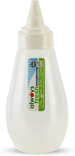 COMPAC HOME Dispensador de aderezo, color blanco, almacenamiento de alimentos, control de porciones, apto para lavavajillas, apto para microondas