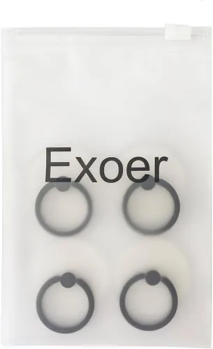 Miniatura 3 de Soporte de anillo transparente para teléfono celular Soporte para anillo de teléfono Soporte de anillo de dedo de agarre de dedo Soporte