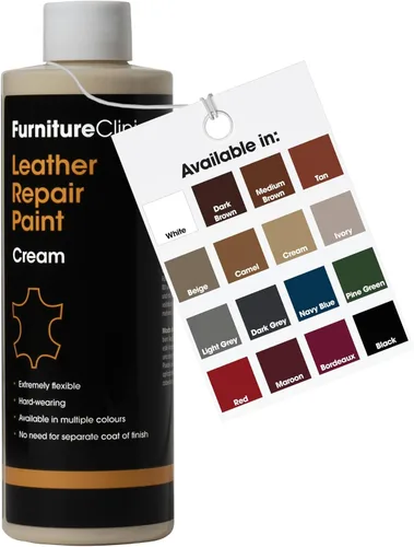 Miniatura 50 de Furniture Clinic Pintura y tinte para reparación de cuero, colorante autosellante para una reparación rápida y fácil del cuero, adecuado para sofás