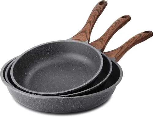 Miniatura 7 de SENSARTE Sartén de repalement con mango de baquelita compatible con Classic Granite Series Sartenes de 9.5/10/11/12.5 pulgadas y sartenes